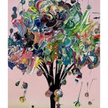 Abstract Bouquet 230209 (Pink Gradation x Yellow Green)